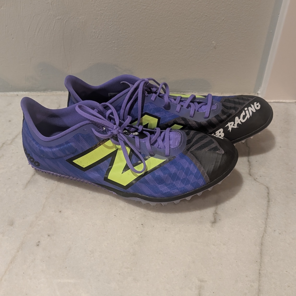 New Balance FuelCell SD100 V5 Purple and Black Women's Track Spikes Size 8